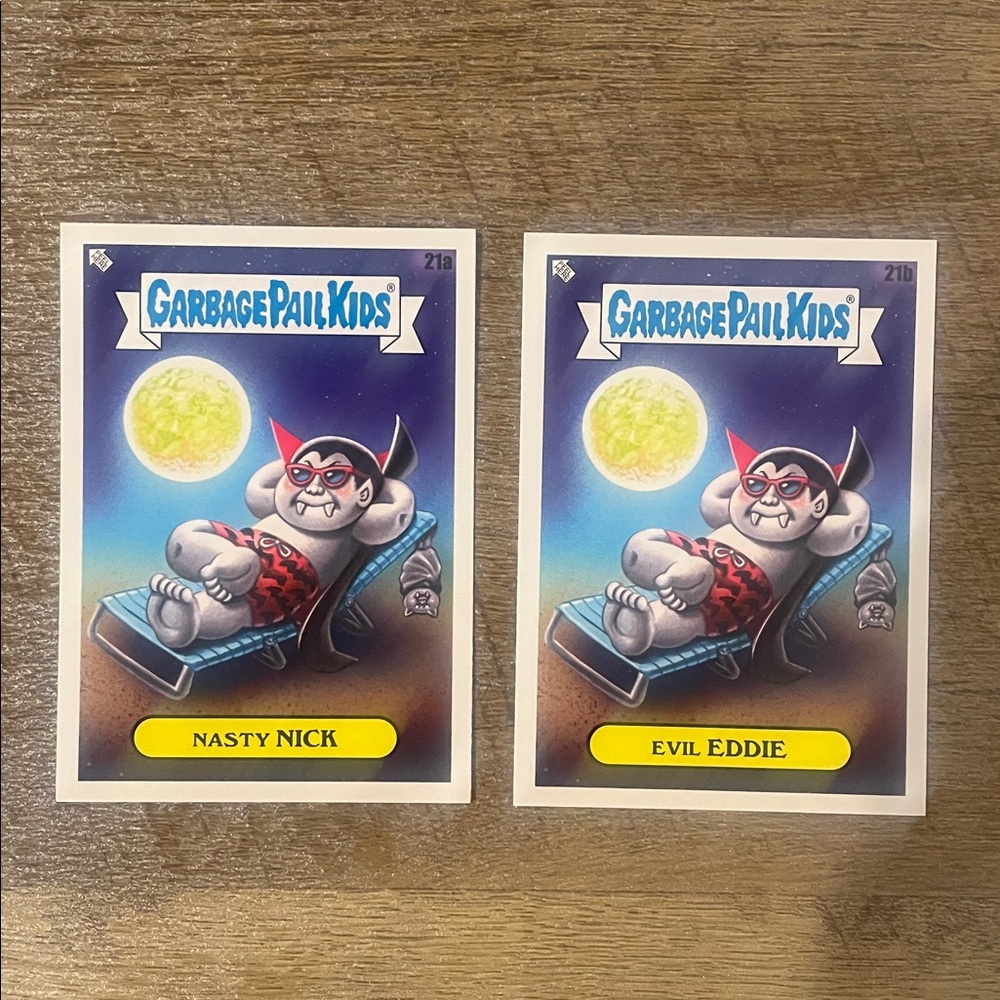 ✨10/$10 GPK SALE✨ Garbage Pail Kids Go on Vacation Base 21a and 21b